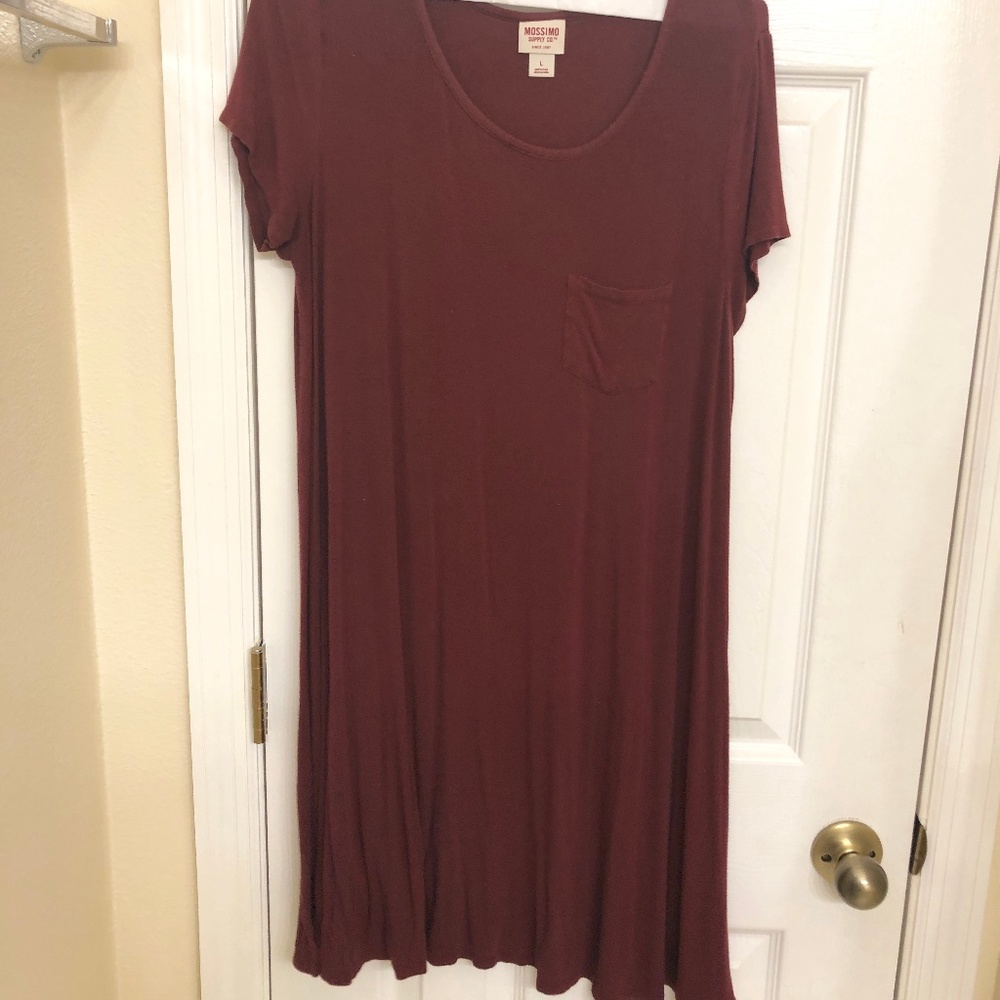 Mossimo Supply Co T-shirt dress size L